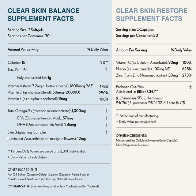 Clear Skin Supplement Duo  - view 4