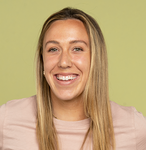 Olympic Gold Medalist, Abbey Weitzeil, smiling